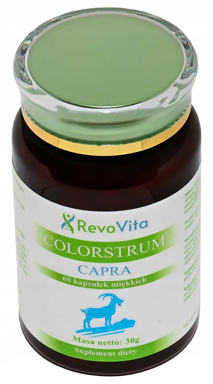 Colostrum Capra Kozie KOLOSTRUM 500mg IG40% siara 60 kapsułek — 5