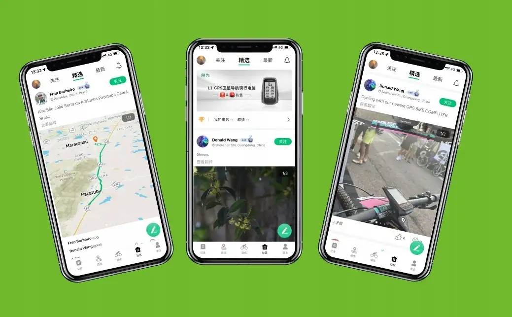 LICZNIK KOMPUTER ROWEROWY NAWIGACJA GPS BT aplikacja MEILAN Navihood L1 — 6
