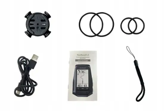 LICZNIK KOMPUTER ROWEROWY NAWIGACJA GPS BT aplikacja MEILAN Navihood L1 — 11