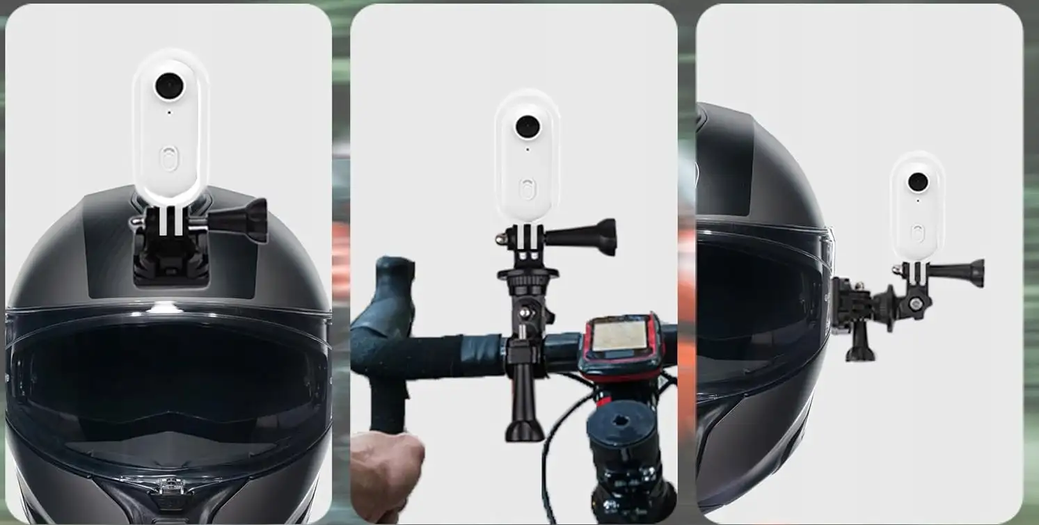 Mini Kamera Sportowa HD 4K Wodoodporna Kąt 140° WiFi Adaptery Akcesoria — 5