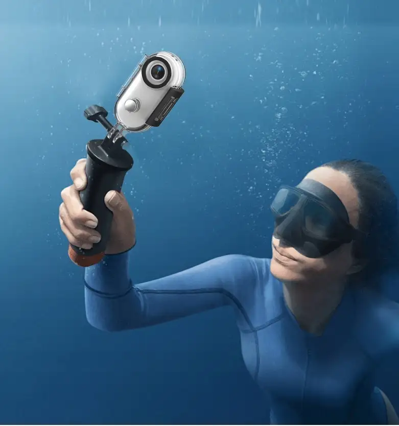 Mini Kamera Sportowa HD 4K Wodoodporna Kąt 140° WiFi Adaptery Akcesoria — 9