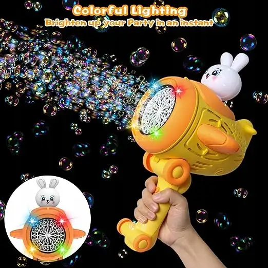 Maszyna do baniek PISTOLET AKUMULATOR USB LED — 2