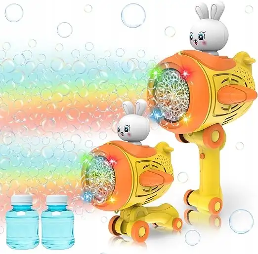 Maszyna do baniek PISTOLET AKUMULATOR USB LED