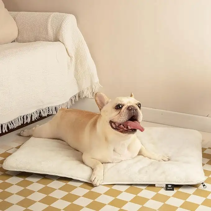 Woododporna mata legowisko dla psa- Mora pets 107 x 68 cm beżowe