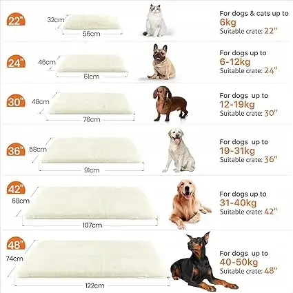 Woododporna mata legowisko dla psa- Mora pets 107 x 68 cm beżowe — 3