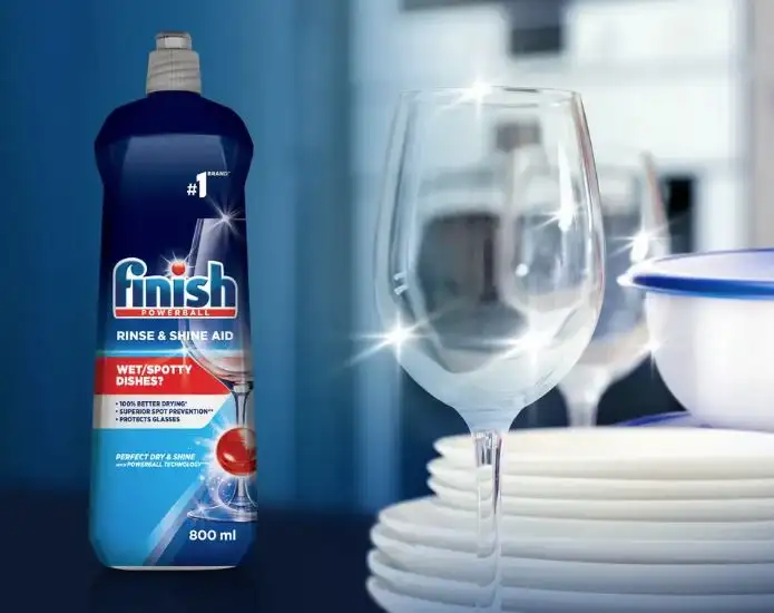 FINISH Nabłyszczacz do Zmywarki Płyn Nabłyszczający POWERBALL 800 ml — 10