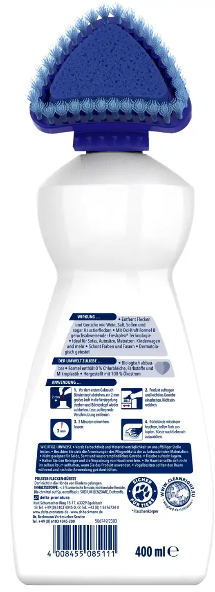 Dr. Beckmann płyn czyszczenie dywanów i tapicerki 0,4l — 3