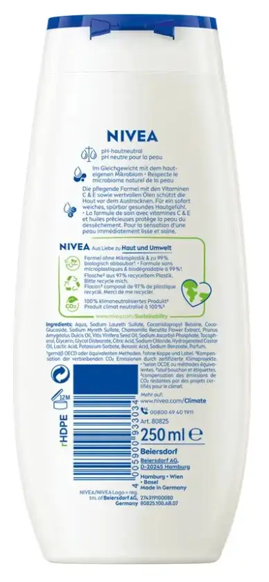 Żel Nivea Creme Sensitive 250 ml — 26