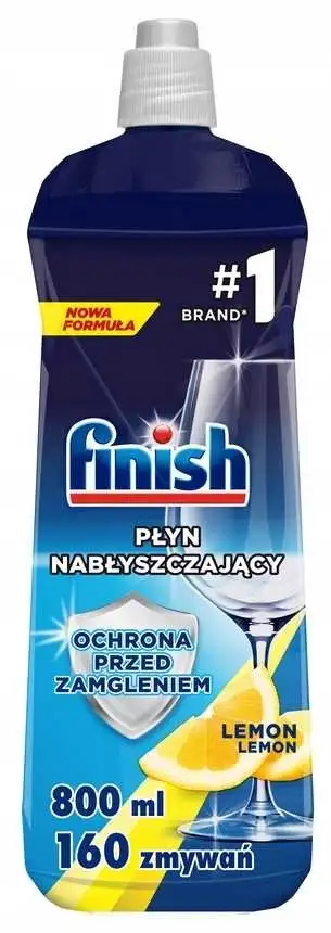 FINISH Nabłyszczacz do Zmywarki Płyn Nabłyszczający POWERBALL 800 ml — 6