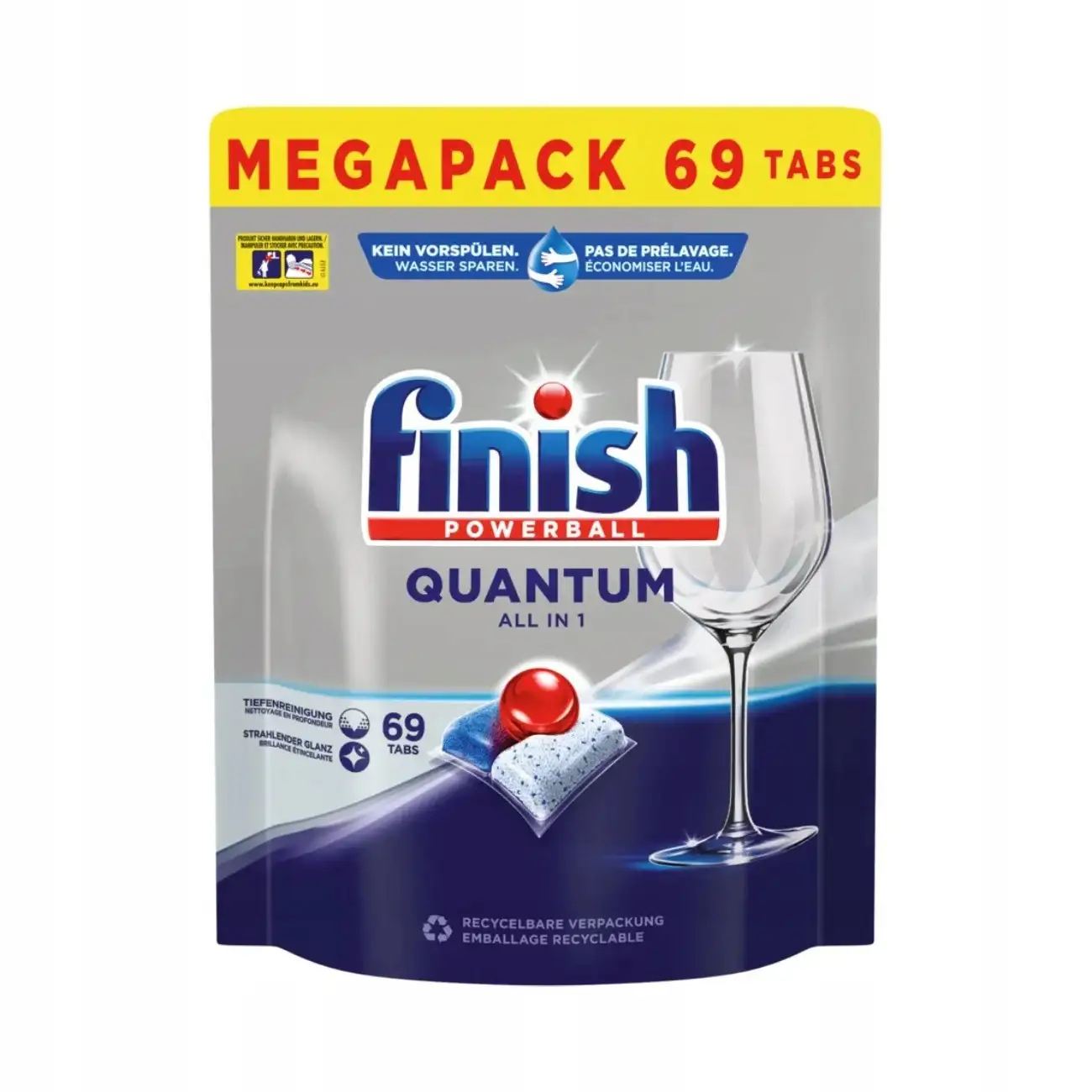 Finish Powerball Quantum All in1 69 Tabs — 2