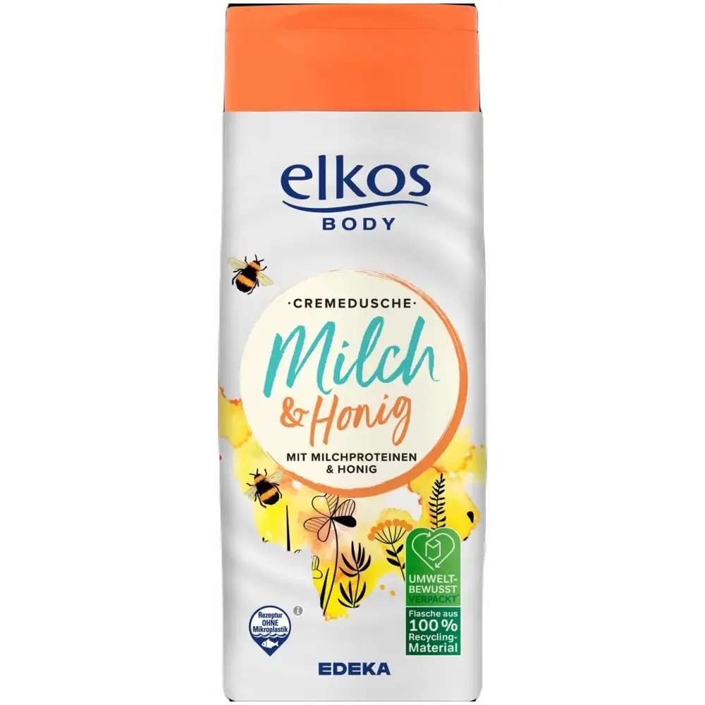 Elkos żel do kąpieli mleko i miód 300 ml — 4