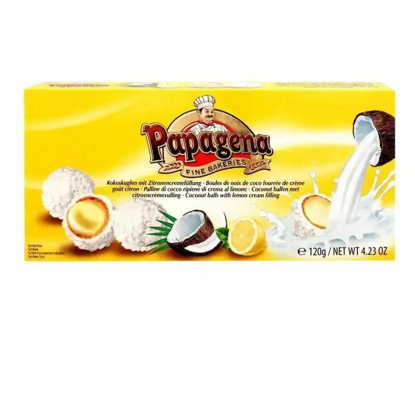 Papagena Kulki Kokosowe z Kremem Cytrynowym 120 g — 8