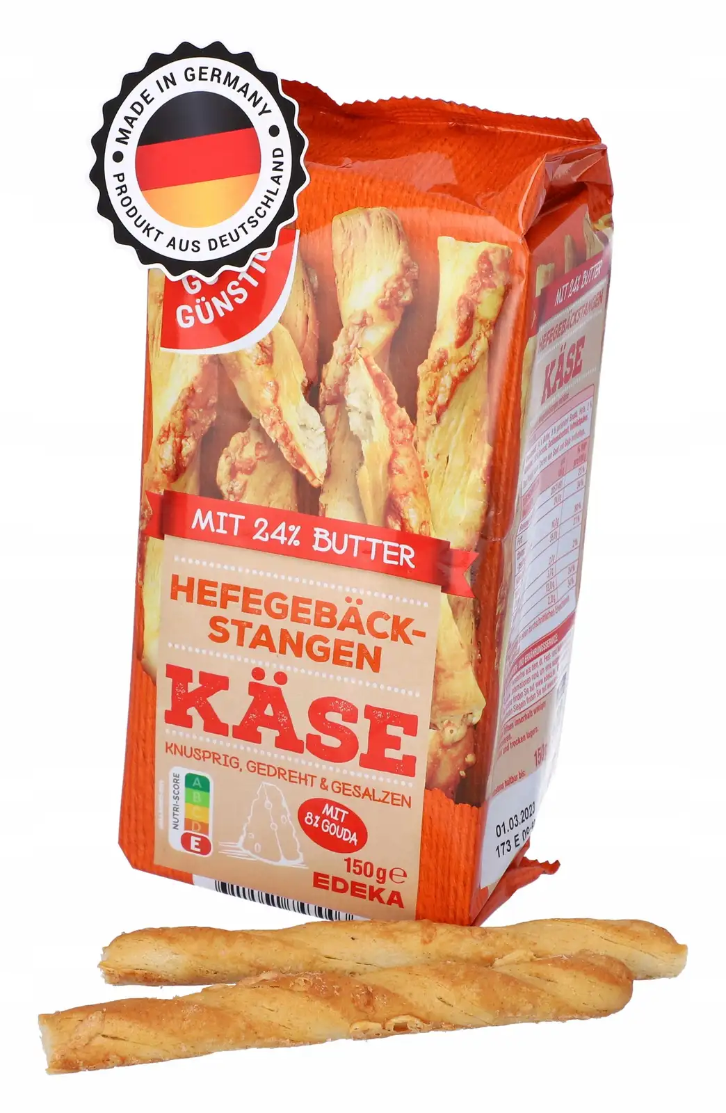 Paluszki Gut & Gunstig serowy 150 g — 6
