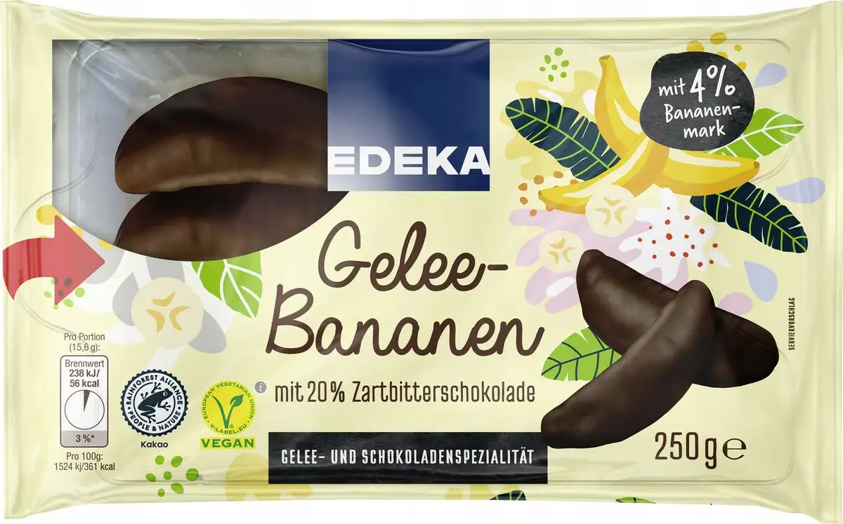 Galaretki Gelee-Bananen Edeka 250 g — 11
