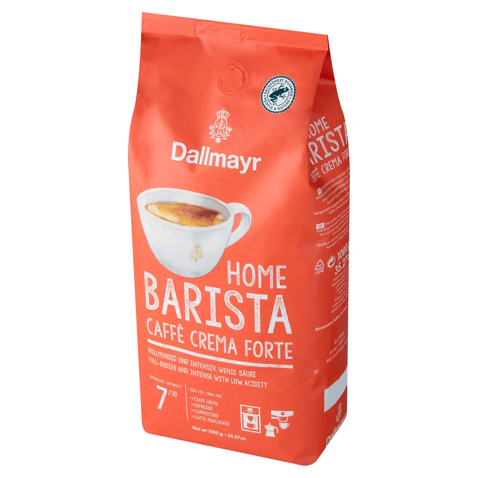 Kawa ziarnista mieszana Dallmayr Home Barista Caffe Crema Forte 1000 g — 17