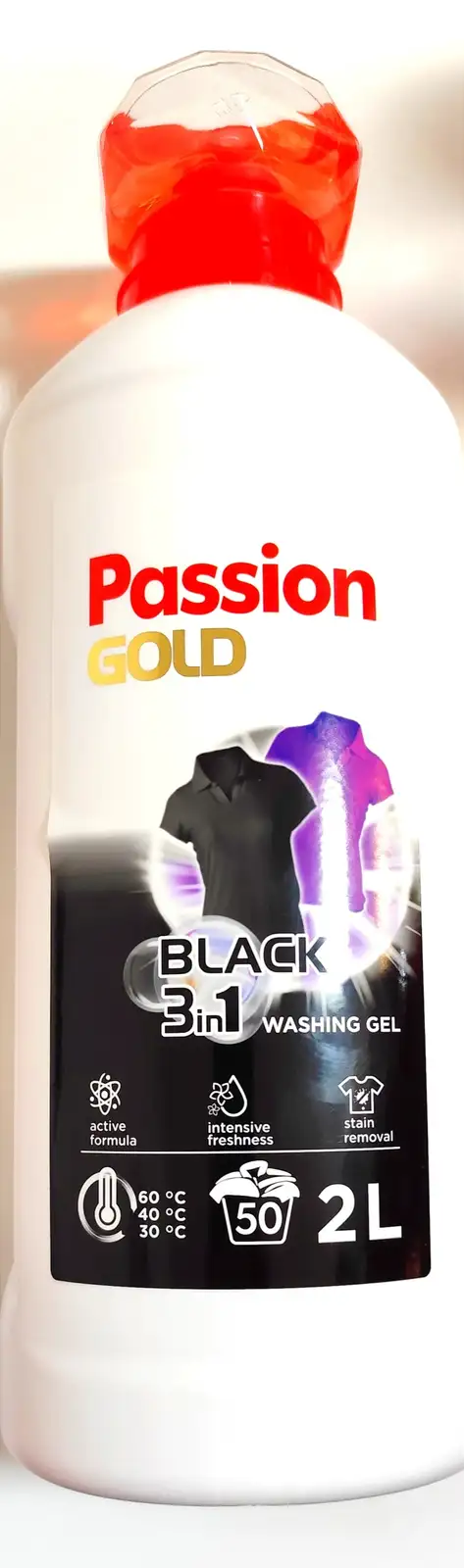 PASSION GOLD BLACK NIEMIECKI ŻEL DO PRANIA CZARNEGO CIEMNEGO 2L 55 PRAŃ — 7