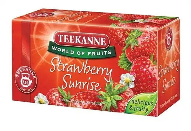 Teekanne World of Fruits Strawberry Aromatyzowana mieszanka herbatek — 5