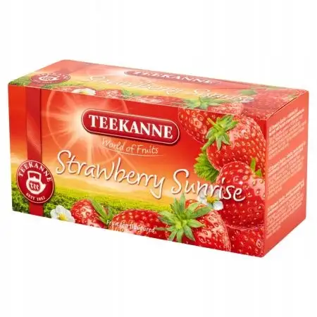Teekanne World of Fruits Strawberry Aromatyzowana mieszanka herbatek — 4