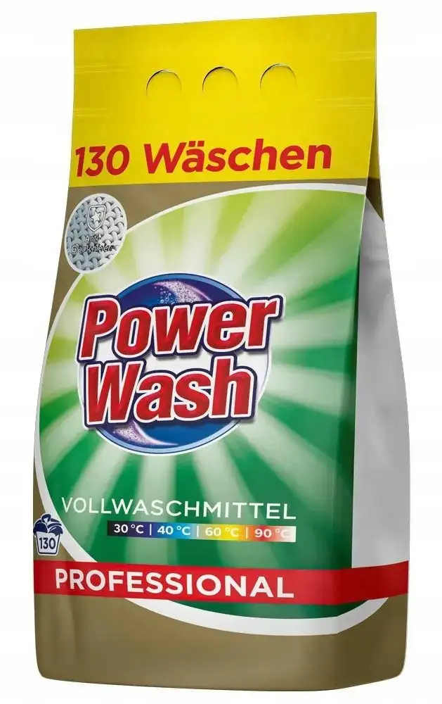 Power Wash Universal 130 prań 7,8kg niemiecki proszek do prania białego — 27