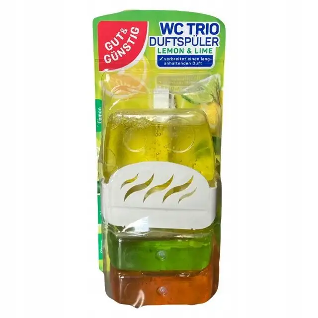 G&G Trio Żółta zawieszka żelowa do WC 3x55ml — 11