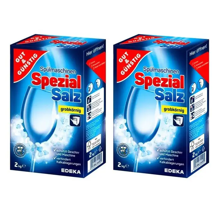 Sól do Zmywarki Ochronna Niemiecka G&G Spezial Salz 2kg Zmiękcza Wodę — 28