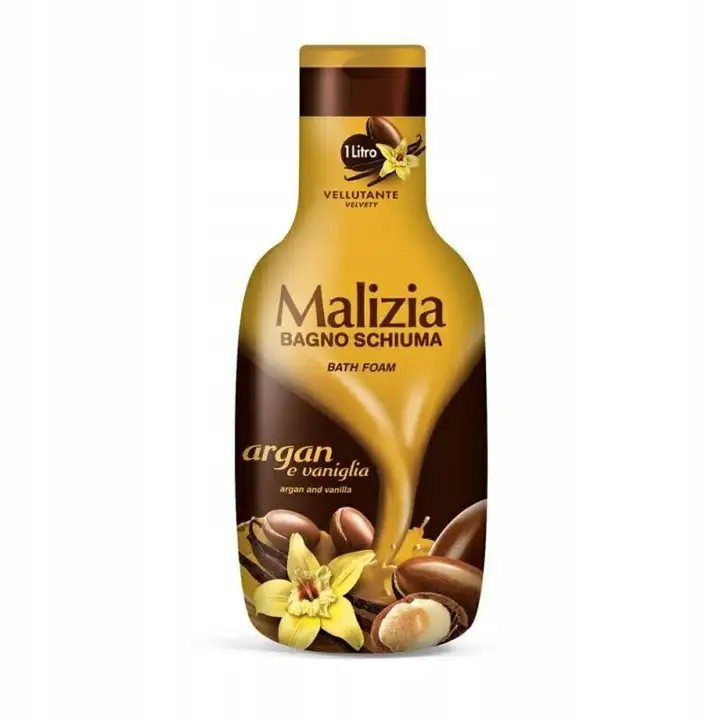 Malizia Bath Foam płyn do kąpieli Argan i Wanilia 1000ml — 5