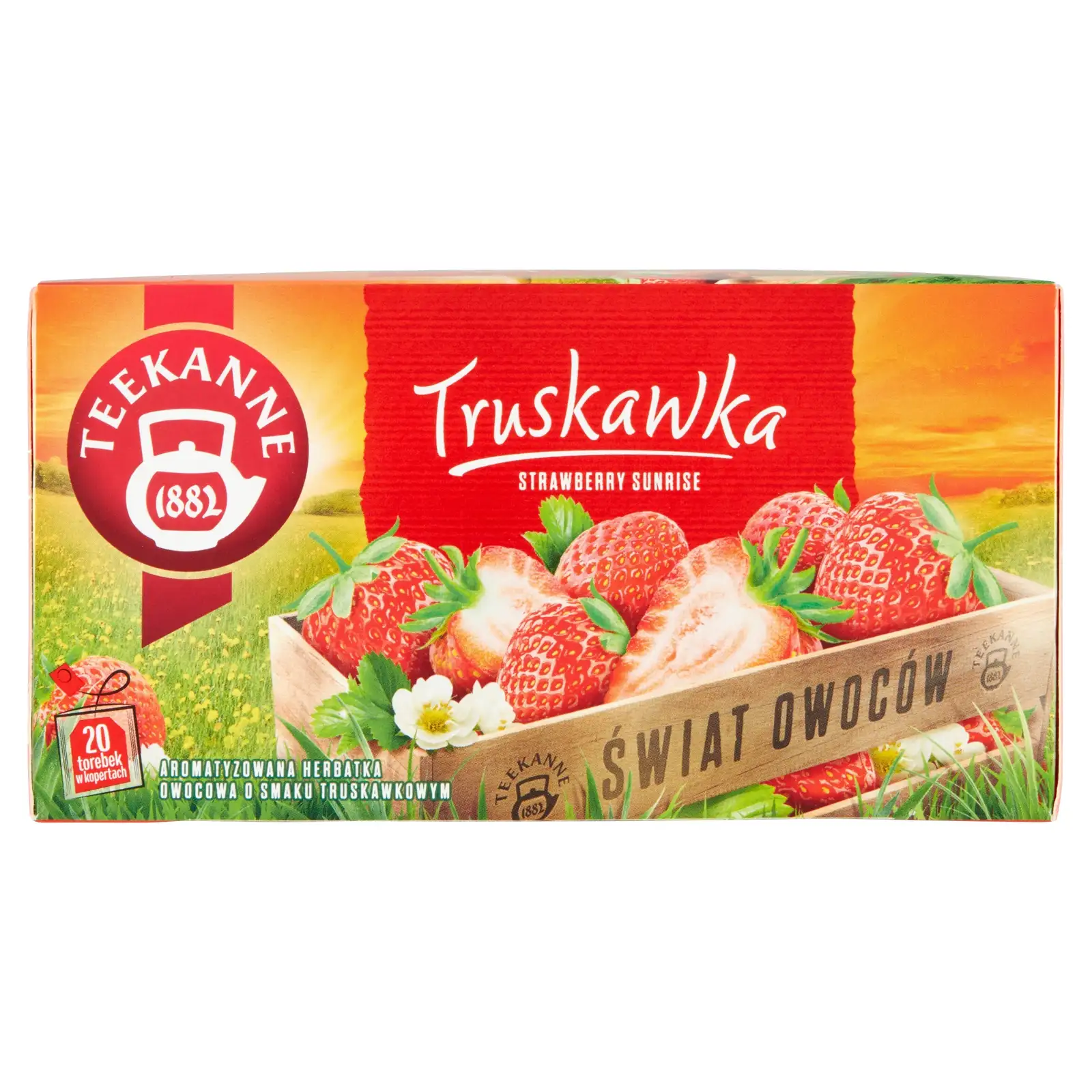 Teekanne World of Fruits Strawberry Aromatyzowana mieszanka herbatek — 3