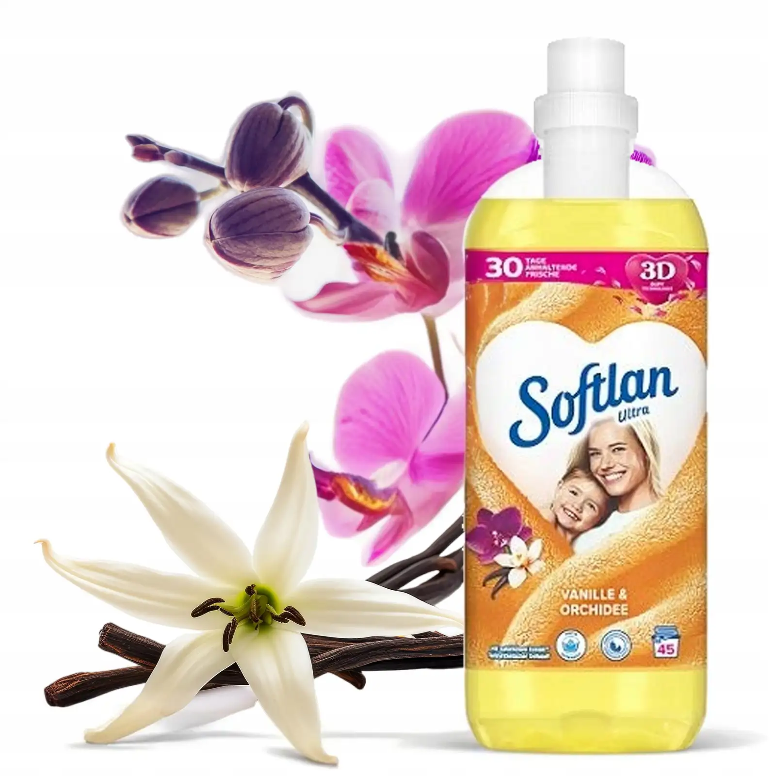 Płyn do płukania Softlan Ultra wanilia i orchidea 1 l — 10
