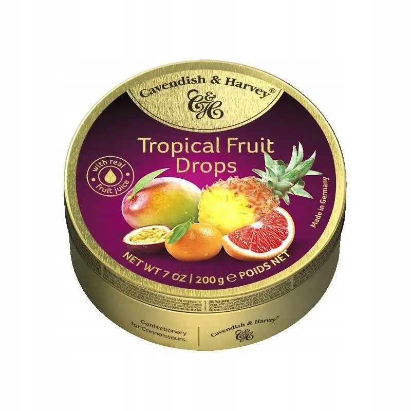 Cukierki Tropical Fruit Cavendish & Harvey 200 g