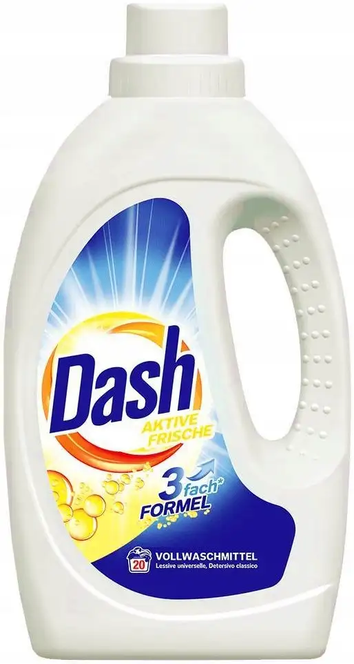 DASH Alpen Frische 20 Prań 1,1L niemiecki żel płyn do prania białego jasne