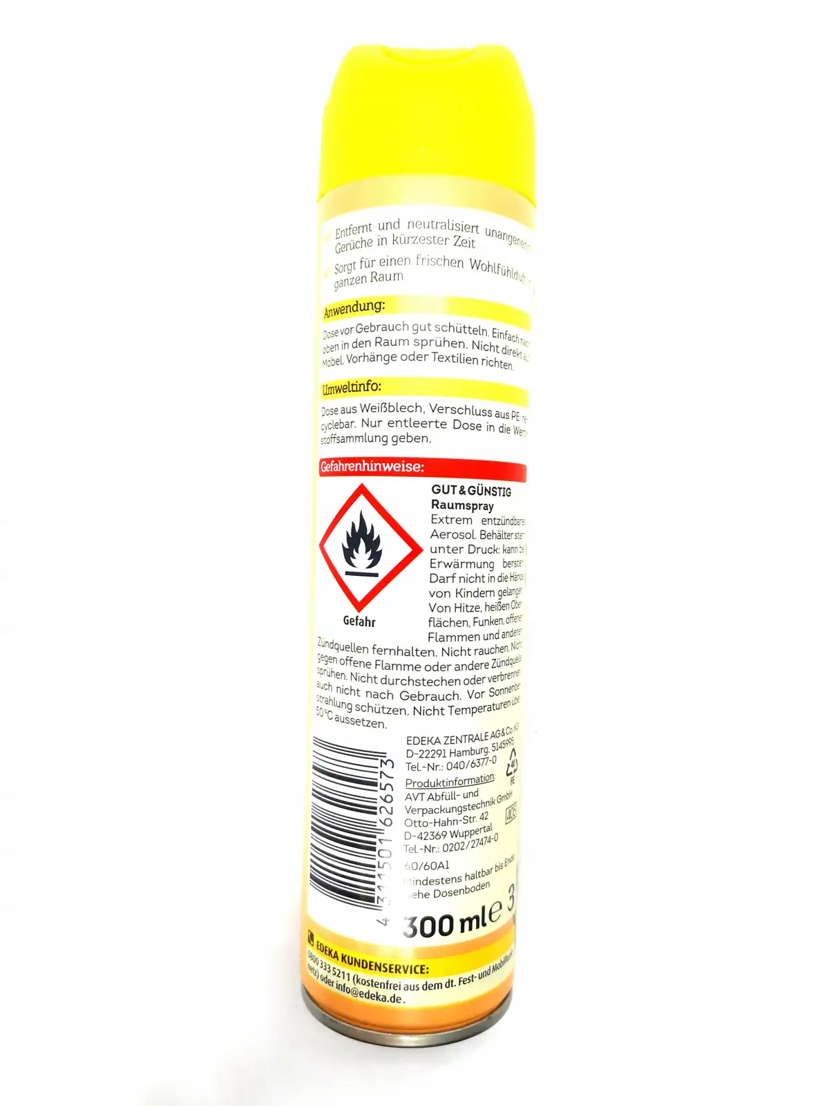 Gut & Gunstig spray (aerozol) 300 ml 300 g — 12