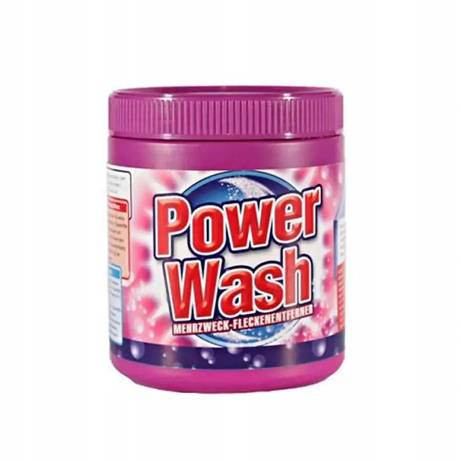 POWER WASH TLENOWY ODPLAMIACZ W PROSZKU DO KOLORÓW Tkanin Kolorowych 600g — 8