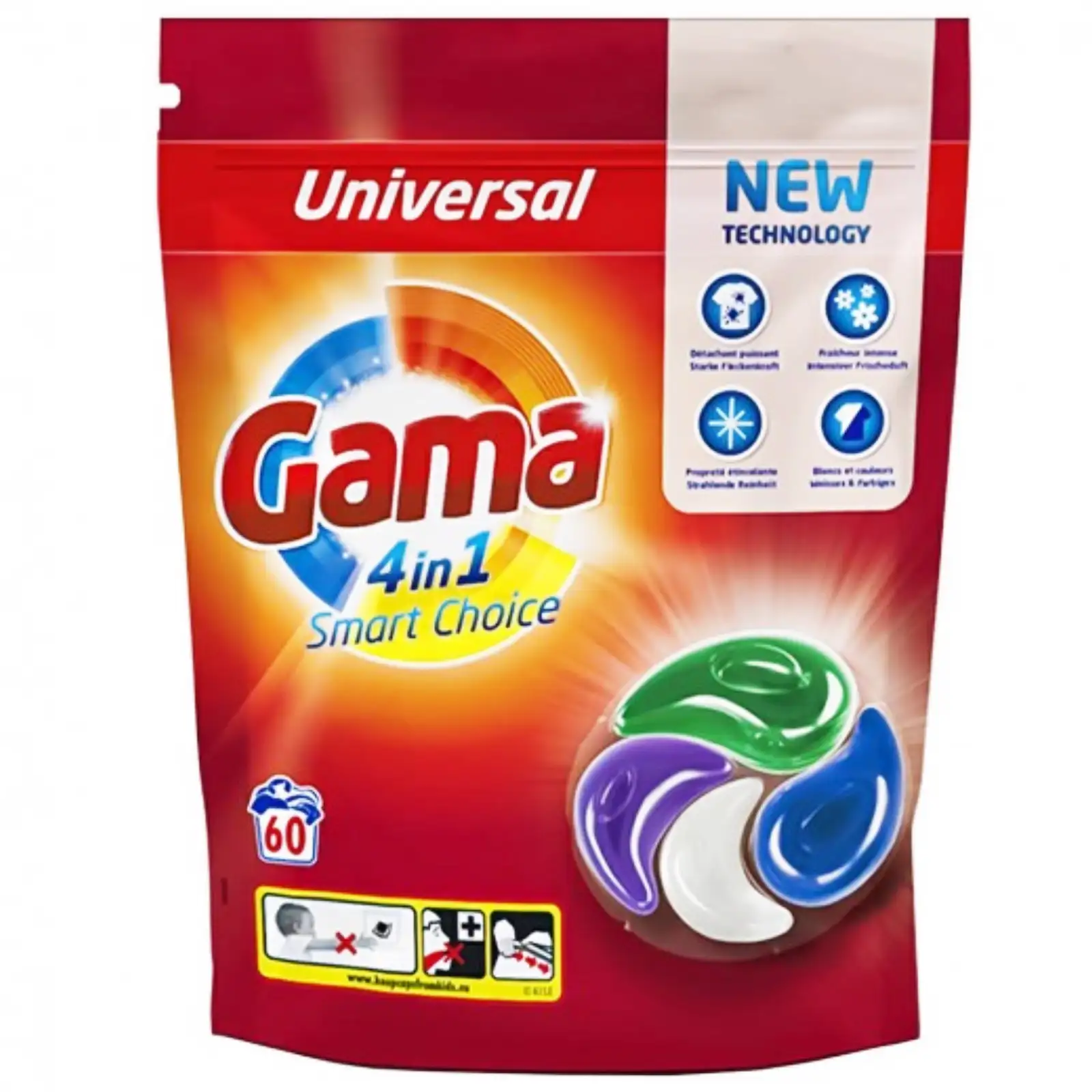 Kapsułki Gama Smart Choice 4 in 1 60 szt. — 9