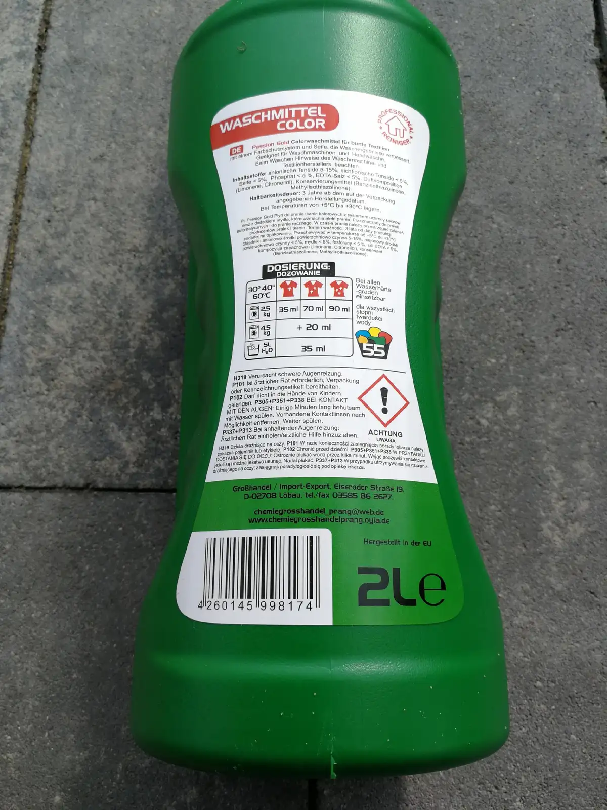 Passion Gold color washing liquid 2 l — 5