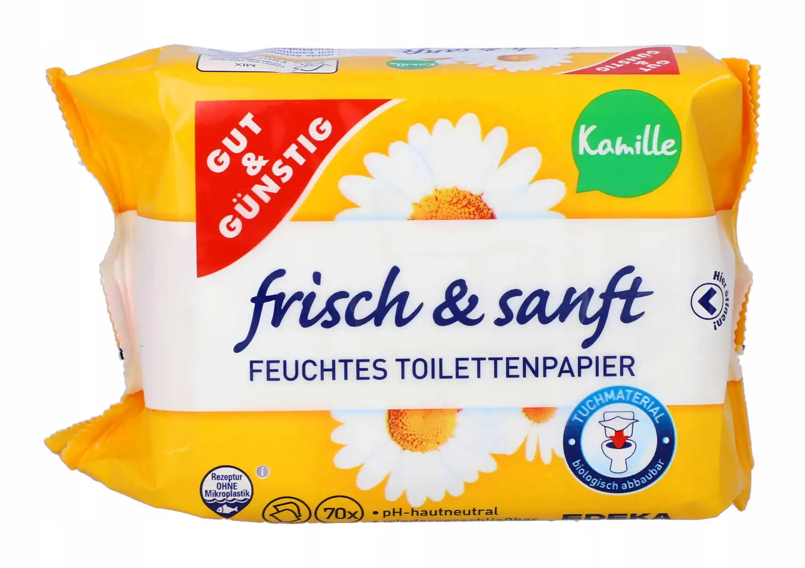 Gut&Günstig moistened scented paper 70 pcs. — 6