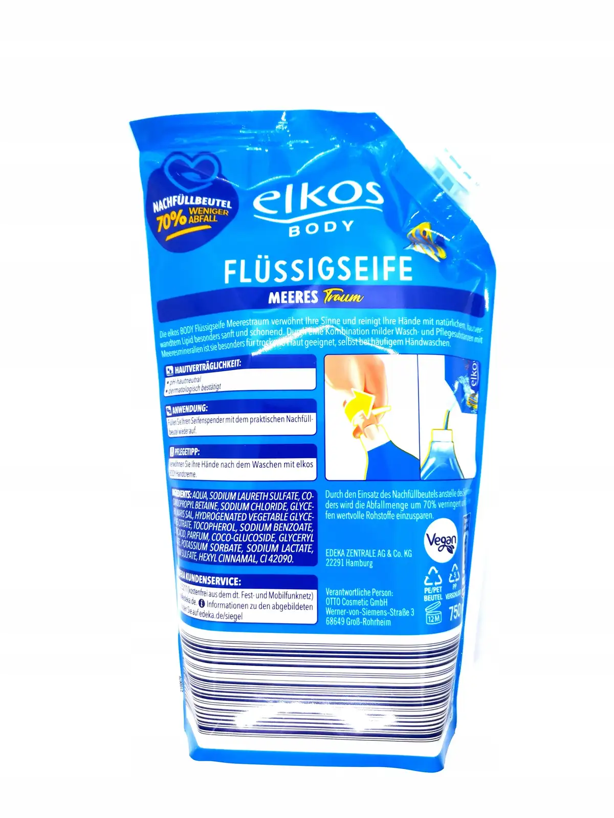 Elkos Meeres Traum mydło uzupełniacz 1000 ml — 7