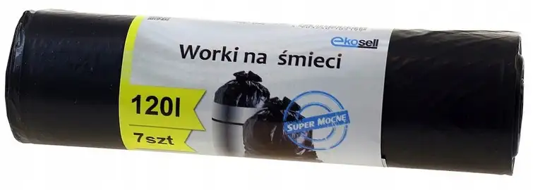 Worki na śmieci uniwersalne Worki na śmieci 120 l 7 szt. 120l 7 szt. — 10