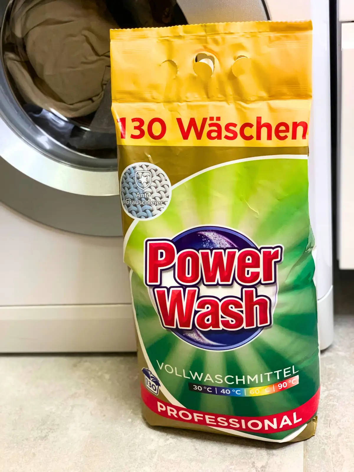 Power Wash Universal 130 prań 7,8kg niemiecki proszek do prania białego — 20