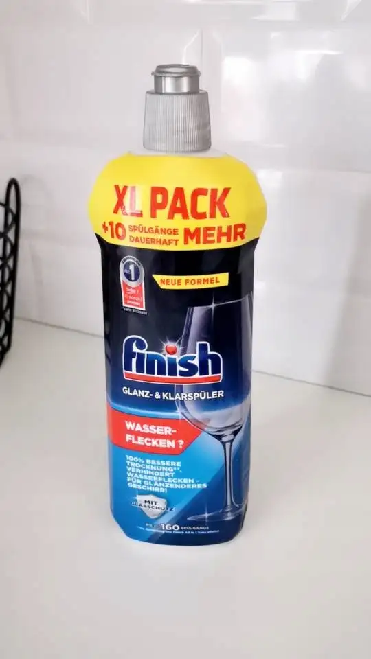 FINISH Nabłyszczacz do Zmywarki Płyn Nabłyszczający POWERBALL 800 ml — 8
