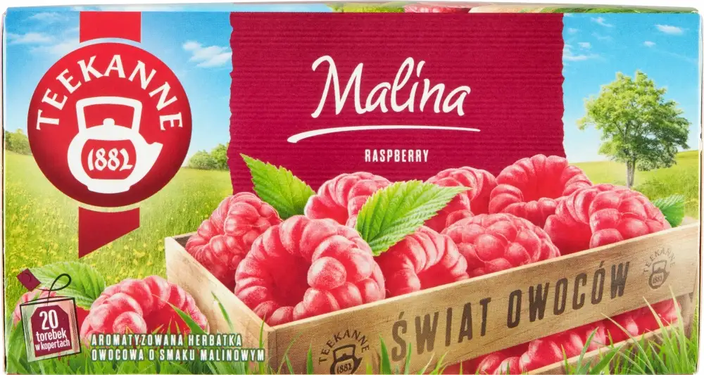 Herbata malinowa ekspresowa Teekanne 50 g — 2