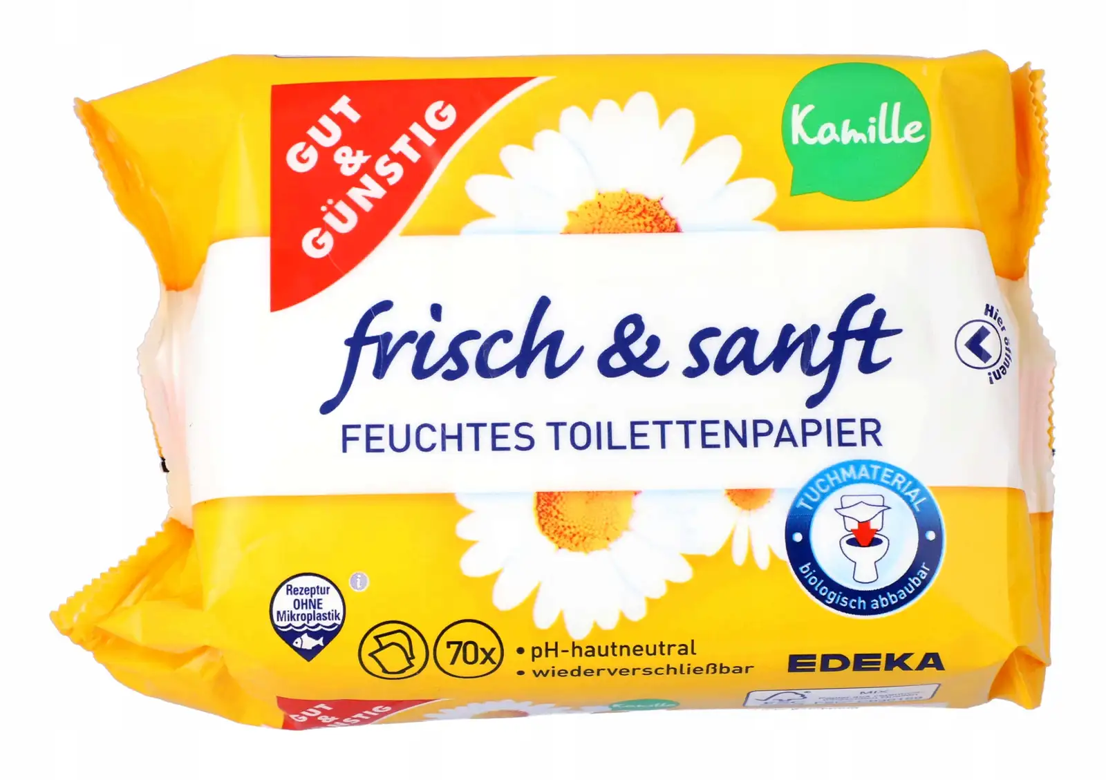 Gut&Günstig moistened scented paper 70 pcs. — 4