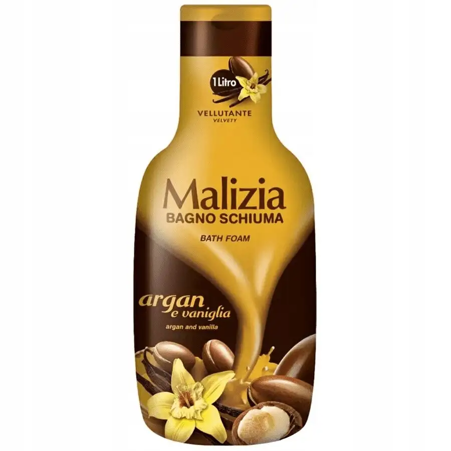 Malizia Bath Foam płyn do kąpieli Argan i Wanilia 1000ml — 2