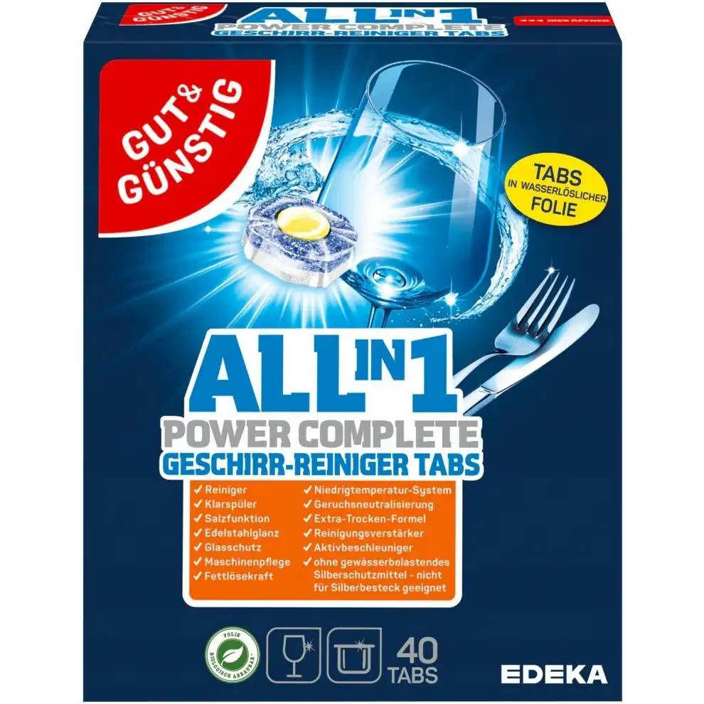 Tabletki do Zmywarki G&G All in 1 z Niemiec — 4