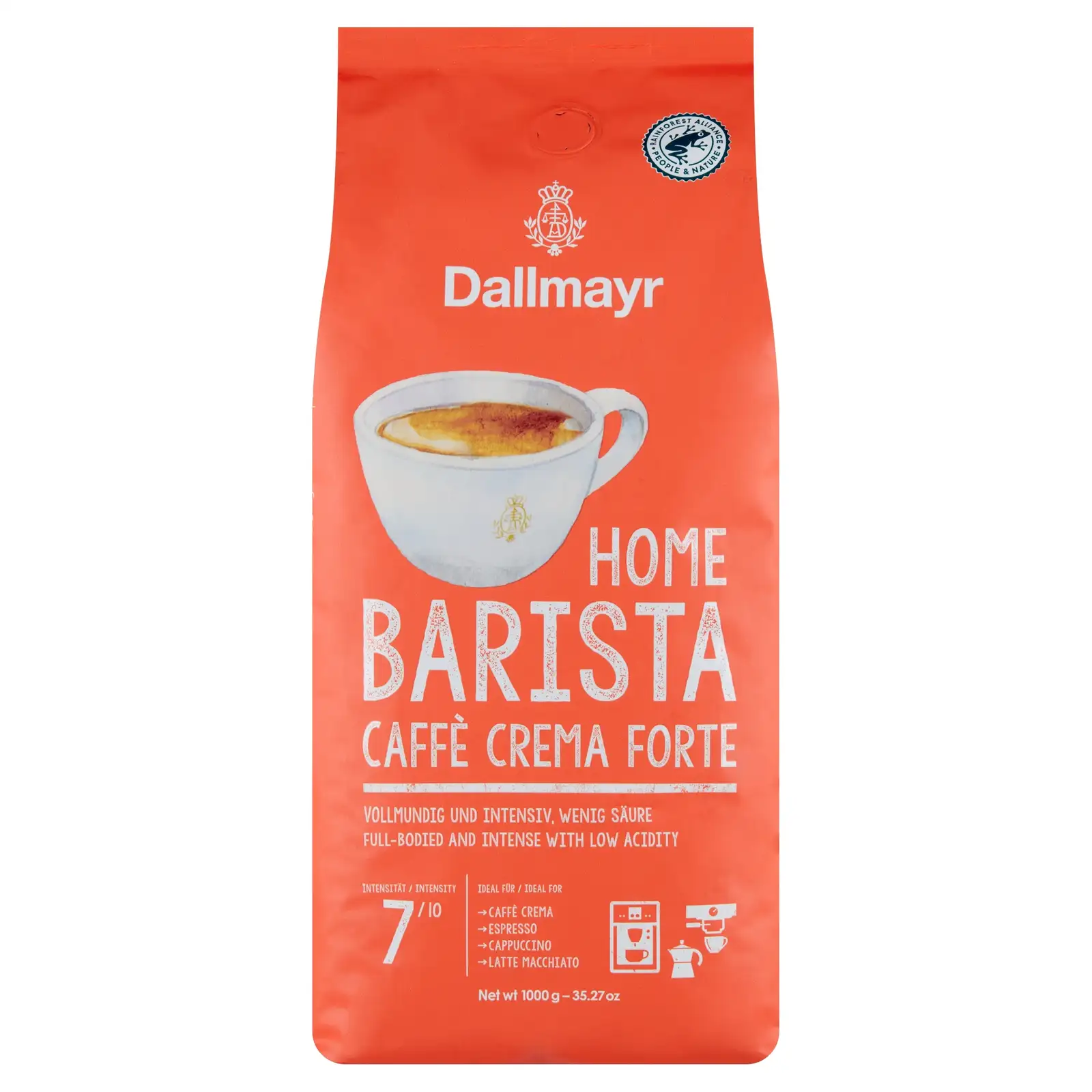 Kawa ziarnista mieszana Dallmayr Home Barista Caffe Crema Forte 1000 g — 26