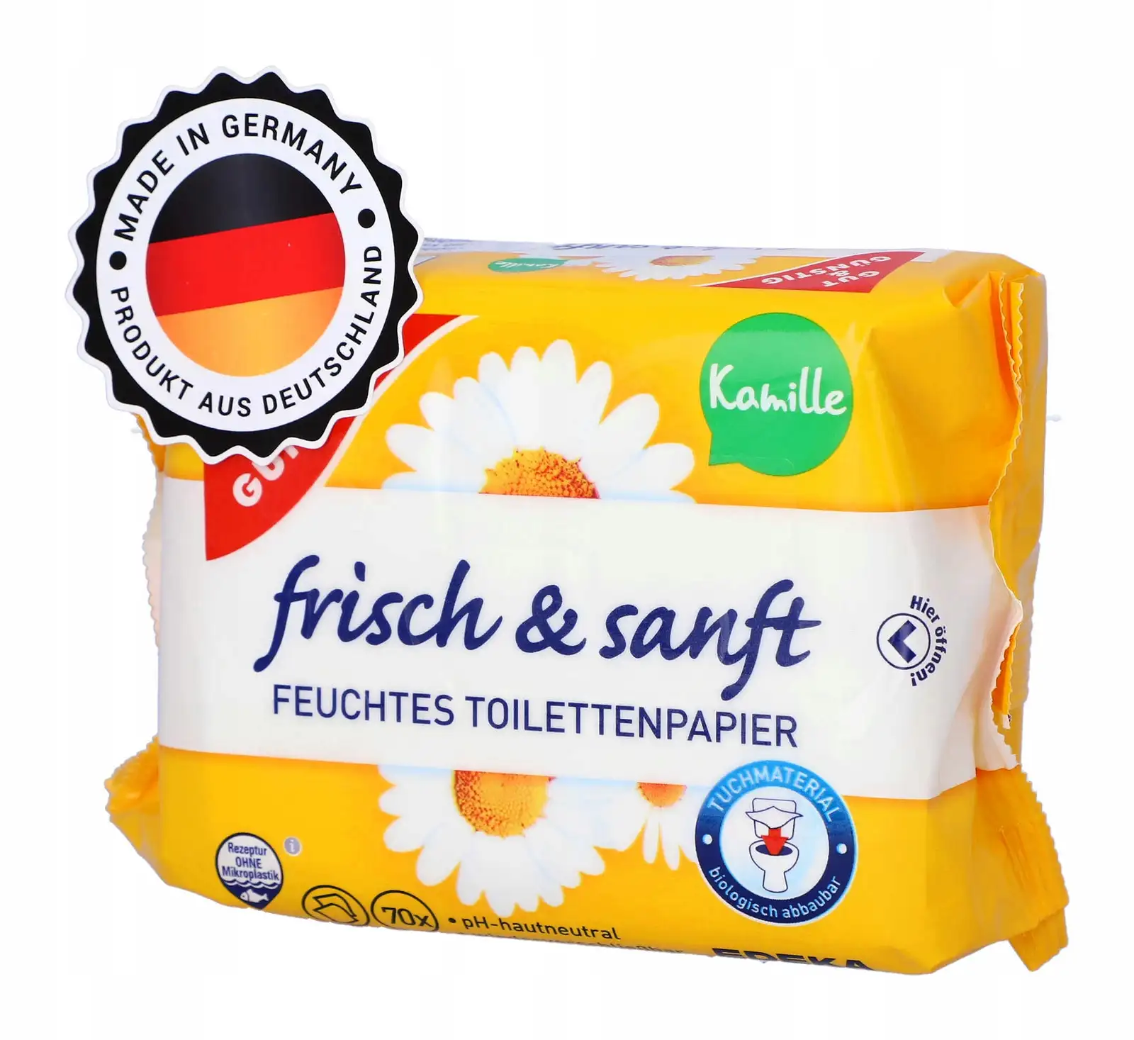 Gut&Günstig moistened scented paper 70 pcs. — 12