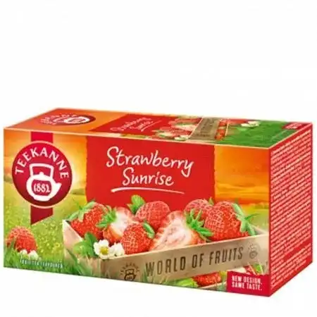 Teekanne World of Fruits Strawberry Aromatyzowana mieszanka herbatek — 7