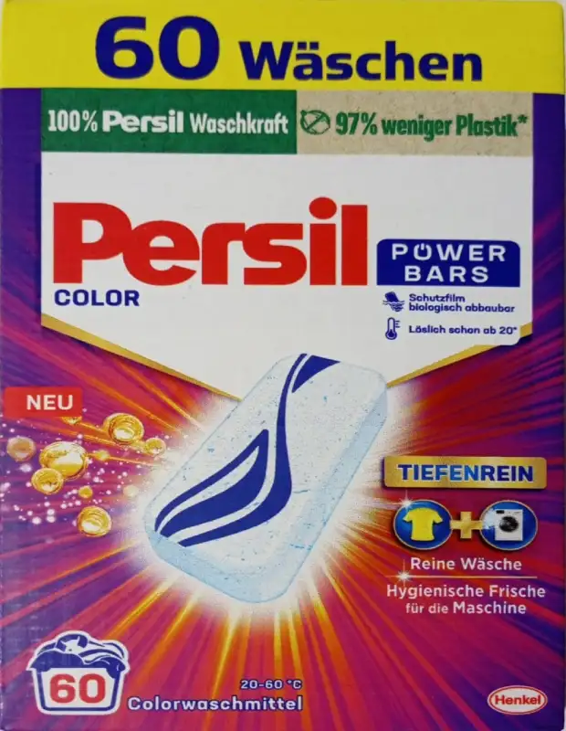 Persil Power Bars Kolor Tabletki 60 szt. z NIEMIEC — 3