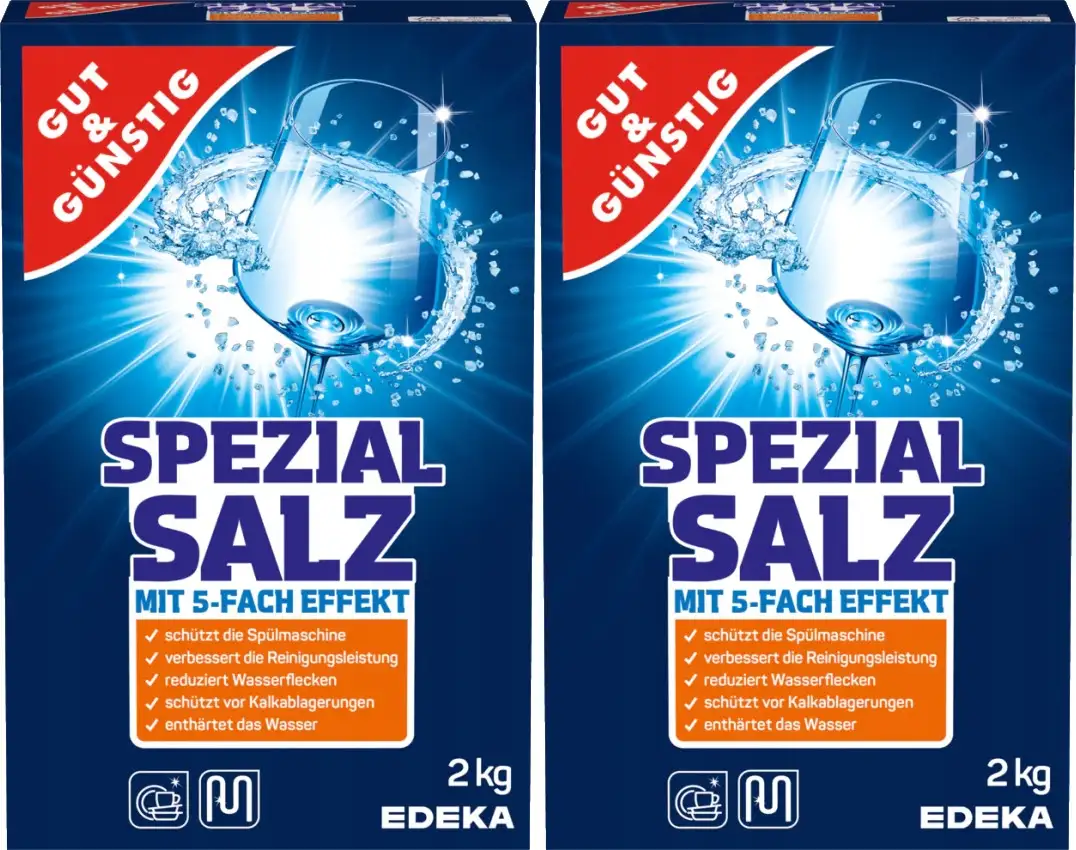 Sól do Zmywarki Ochronna Niemiecka G&G Spezial Salz 2kg Zmiękcza Wodę — 21