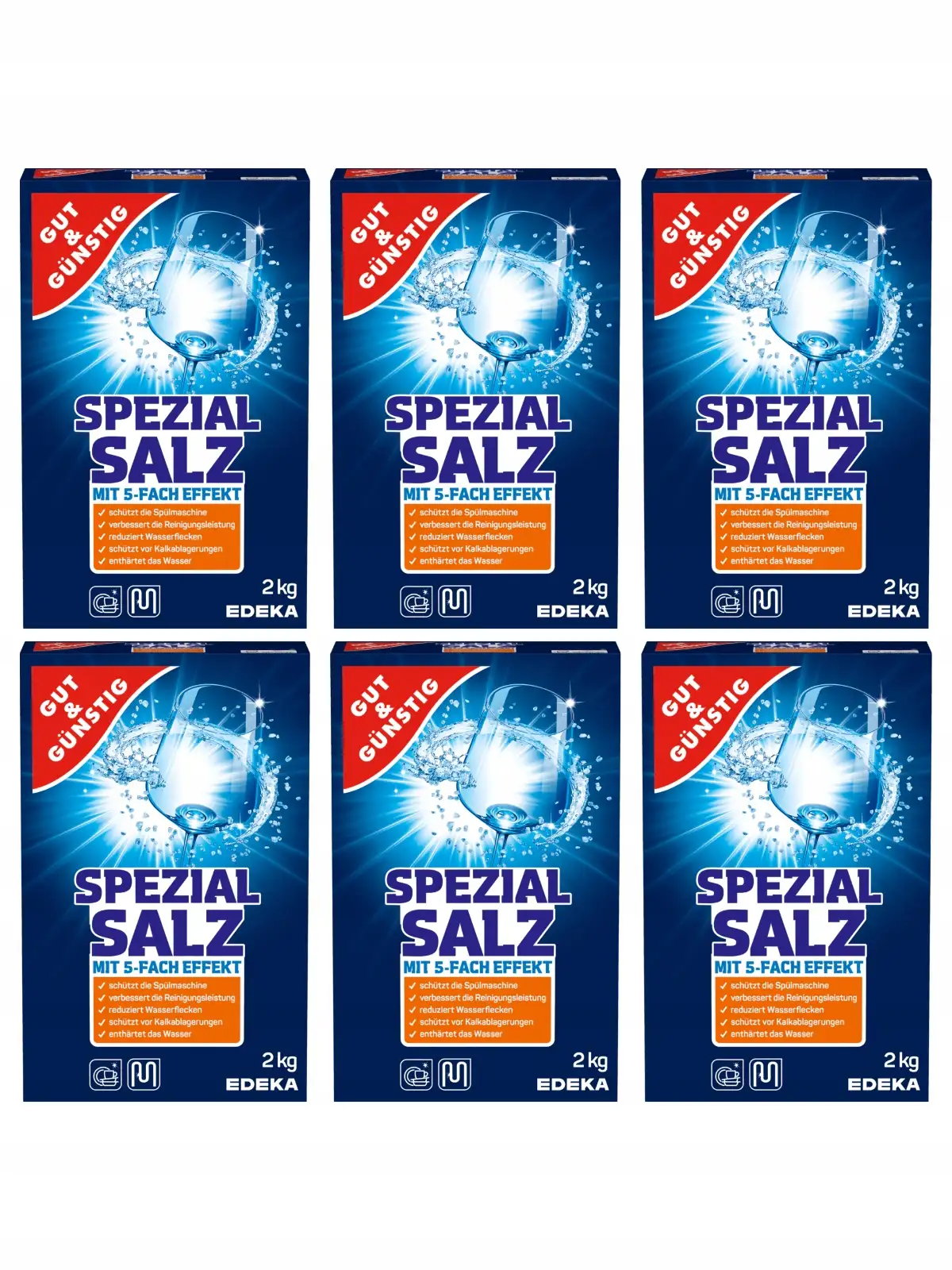 Sól do Zmywarki Ochronna Niemiecka G&G Spezial Salz 2kg Zmiękcza Wodę — 23