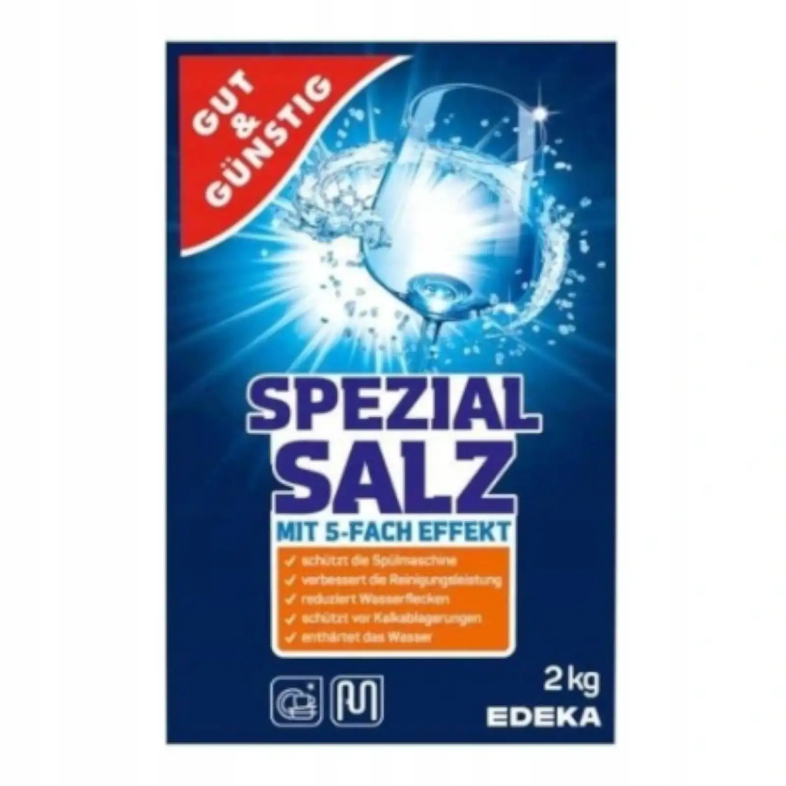 Sól do Zmywarki Ochronna Niemiecka G&G Spezial Salz 2kg Zmiękcza Wodę — 19